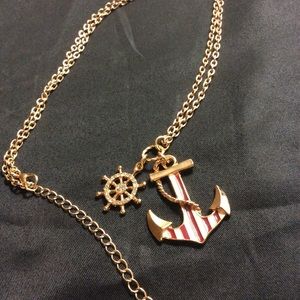 Gold-tone Anchor & Helm